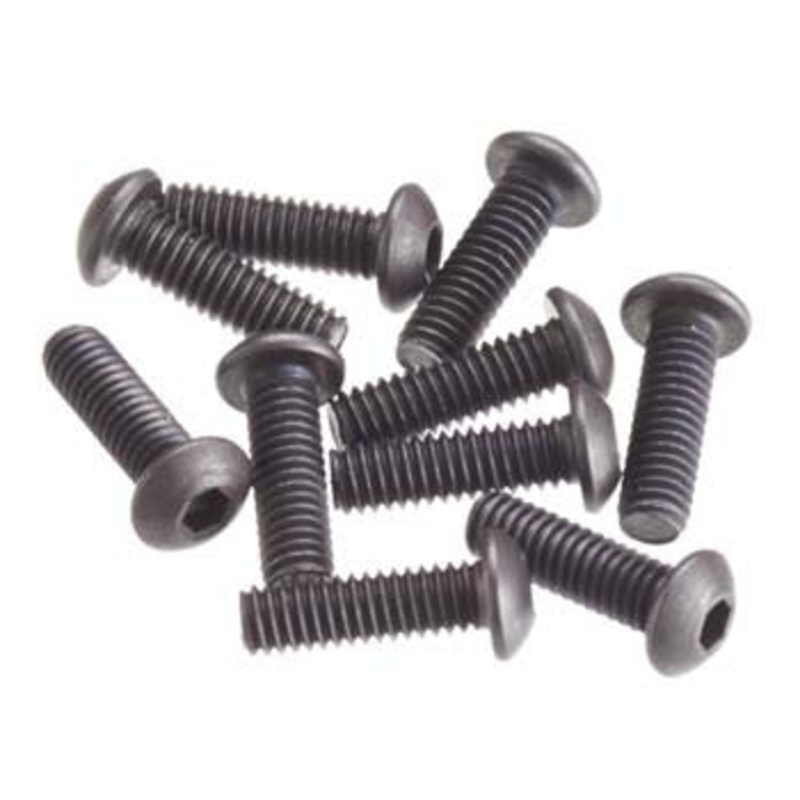HB RACING 112738 Button Head Screw 2.5x8mm Hex D413