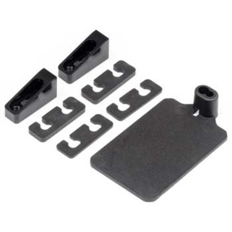 HB RACING 112754 Servo/Reciever Mount Set D413