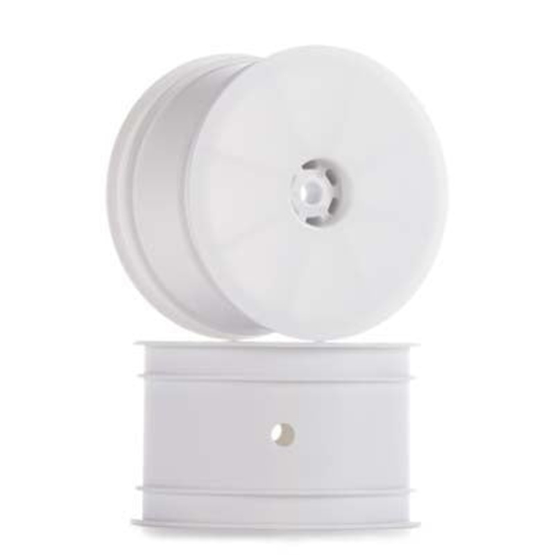 HB RACING 112772 1/10 Buggy Rear Wheel White D413