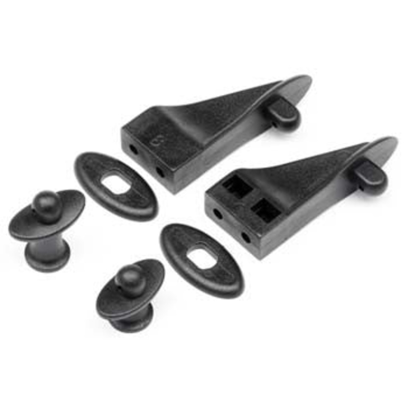 HB RACING 112776 Wing/Body Mount Set D413
