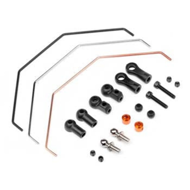 HB RACING 112799 Rear Sway Bar Set D413
