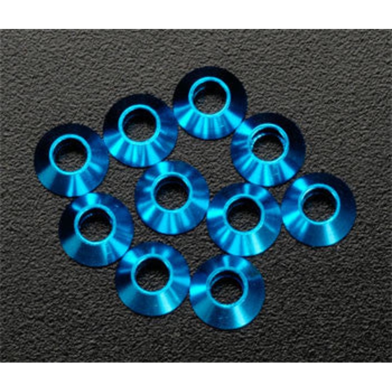 OFNA 10977 Cone Washer 3mm Blue 10P (10) *DISC*