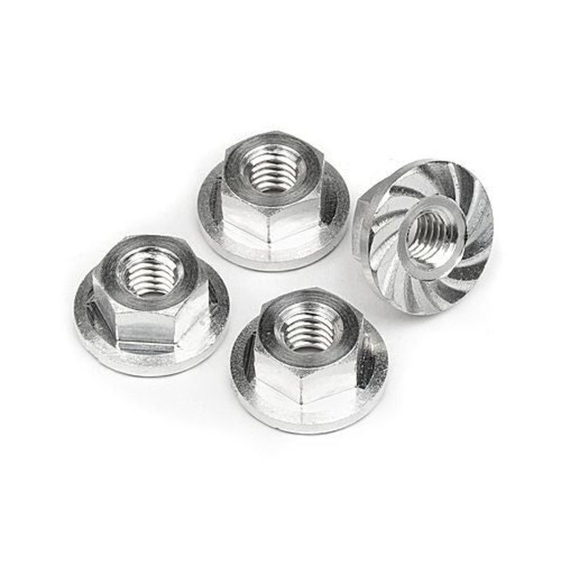 HPI 103908 Serrated Flange Nut M4x10.8mm Blitz
