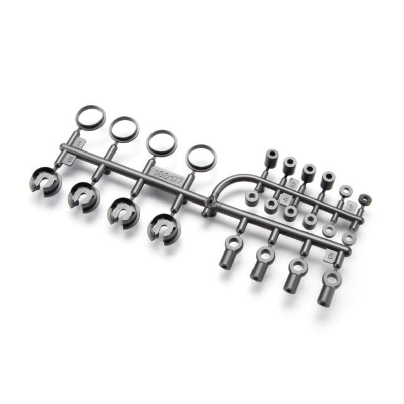 HPI 104657 Molybdenum Shock Parts Set Gray *DISC*