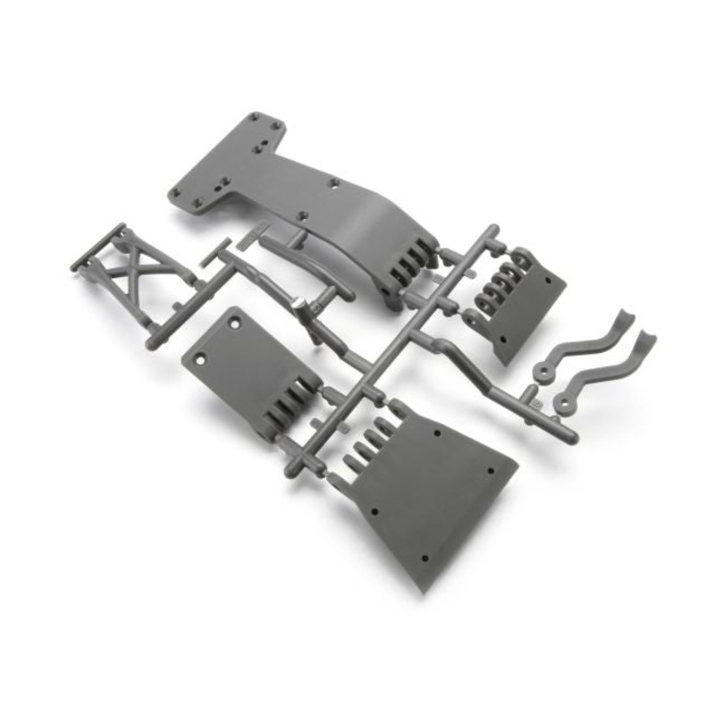 HPI 104665 High Performance Skid Plate Set Gray *DISC*