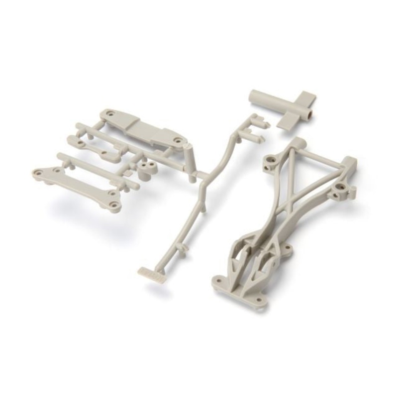 HPI 104666 High Performace Rear Brace Set White *DISC*