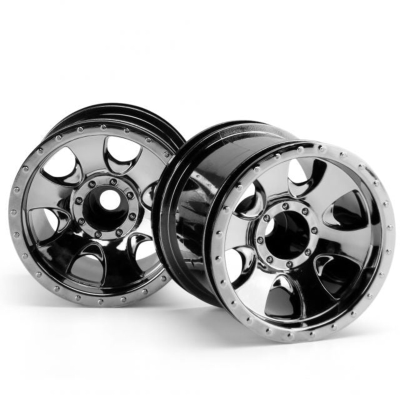 HPI 105280 Warlock Wheel Black Chrome 2.2