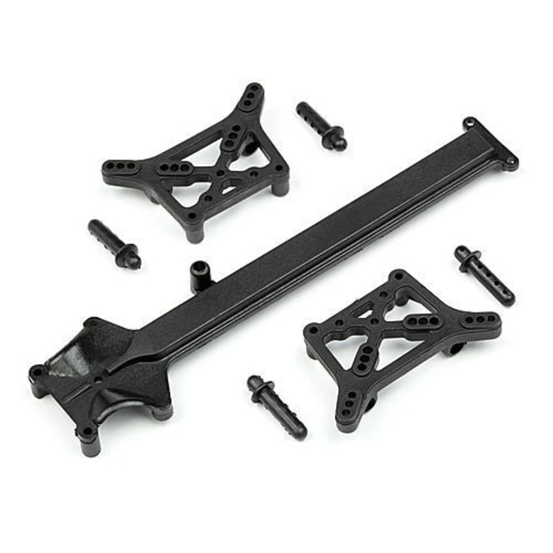HPI 105510 Shock Tower/Body Post/Top Deck Set Recon *DISC*