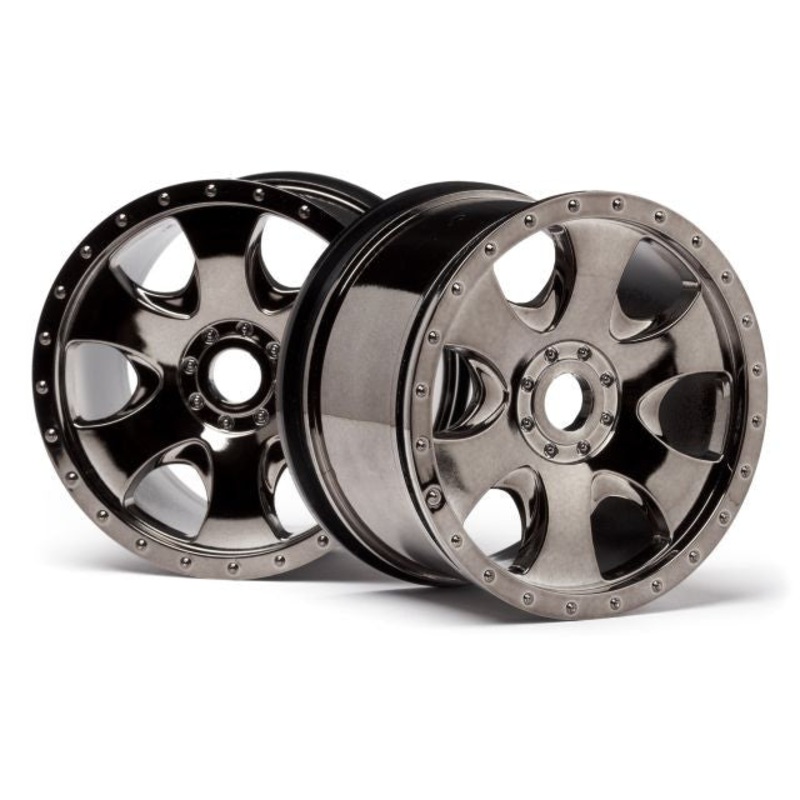 HPI 105801 Warlock Wheel 83x55mm Black Chrome