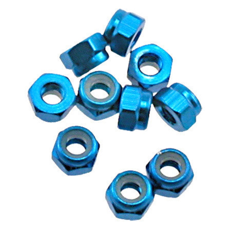 OFNA 10363 Nylok Nuts 3mm Blue *DISC*