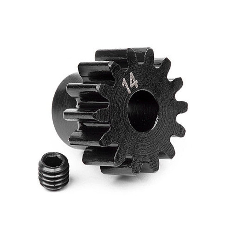 HPI 100913 Pinion Gear 14T 1M/5mm Shaft Svg Flux *DISC*