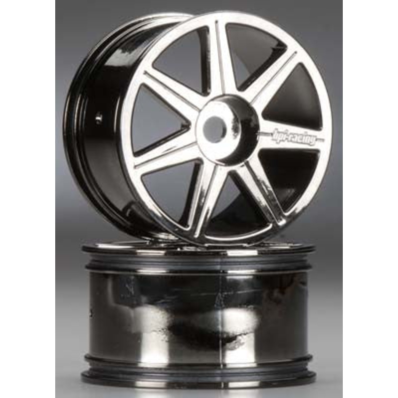 HPI 101156 7-Spoke Black Chrome Trophy Truggy Wheel