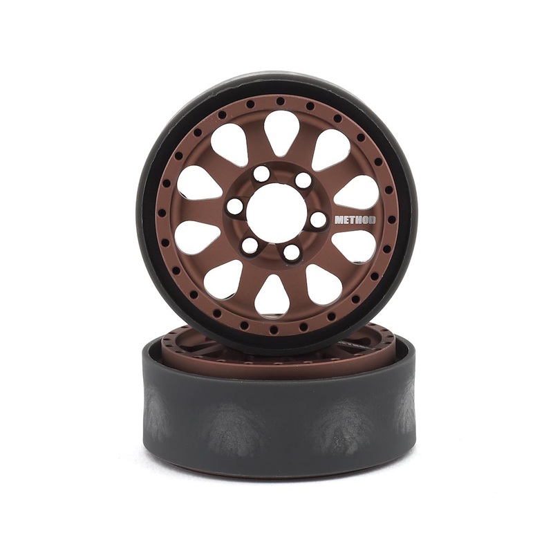 VANQUISH VPS07762 Method 101 V2 1.9 Beadlock Crawler Wheels Bronze / Black (2)