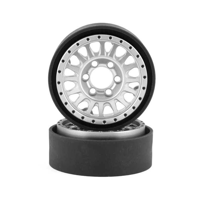 VANQUISH VPS07802 KMC KM445 Impact 1.9" Beadlock Crawler Wheels (Clear) (2)