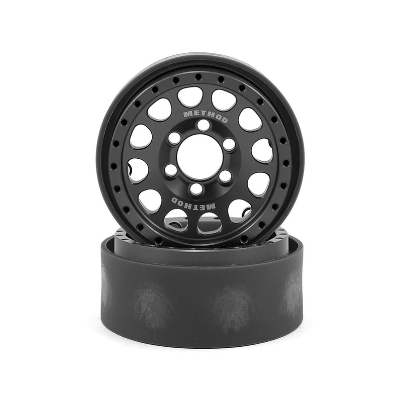 VANQUISH VPS07912 Method 105 1.9 Beadlock Crawler Wheels (Grey/Black) (2)