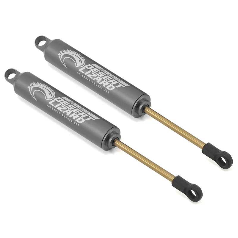 YEAH RACING DDL-120GM 120mm Desert Lizard Two Stage Internal Spring Shock (2) (Gun Metal)