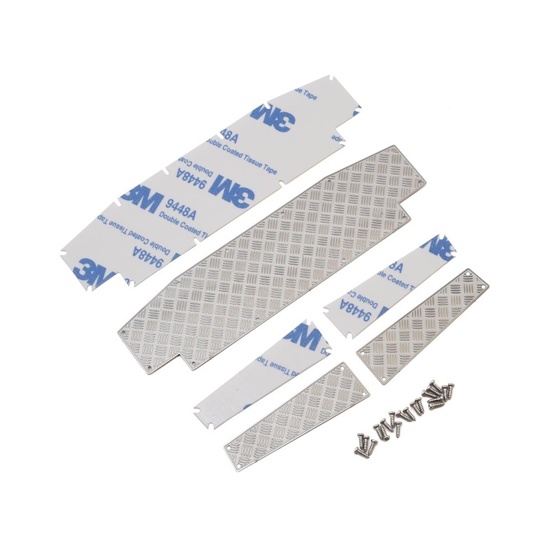 YEAH RACING TRX4-025 Traxxas TRX-4 Stainless Steel Diamond Plate Front Bumper Panels