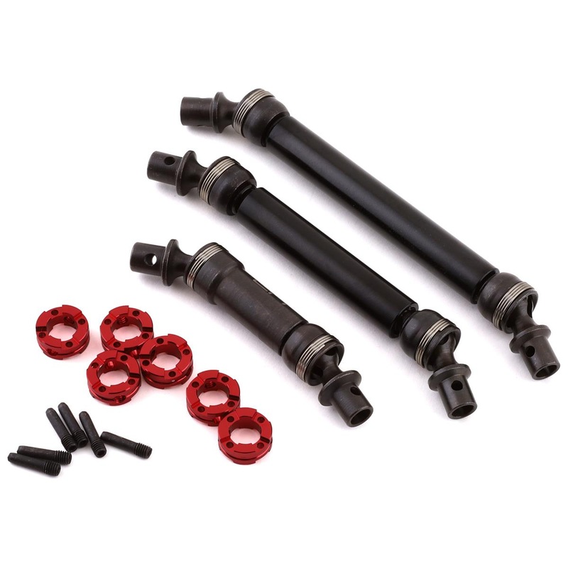 YEAH RACING TRX4-082 TRX-6 HD Metal 6x6 Front & Rear Center shaft Set