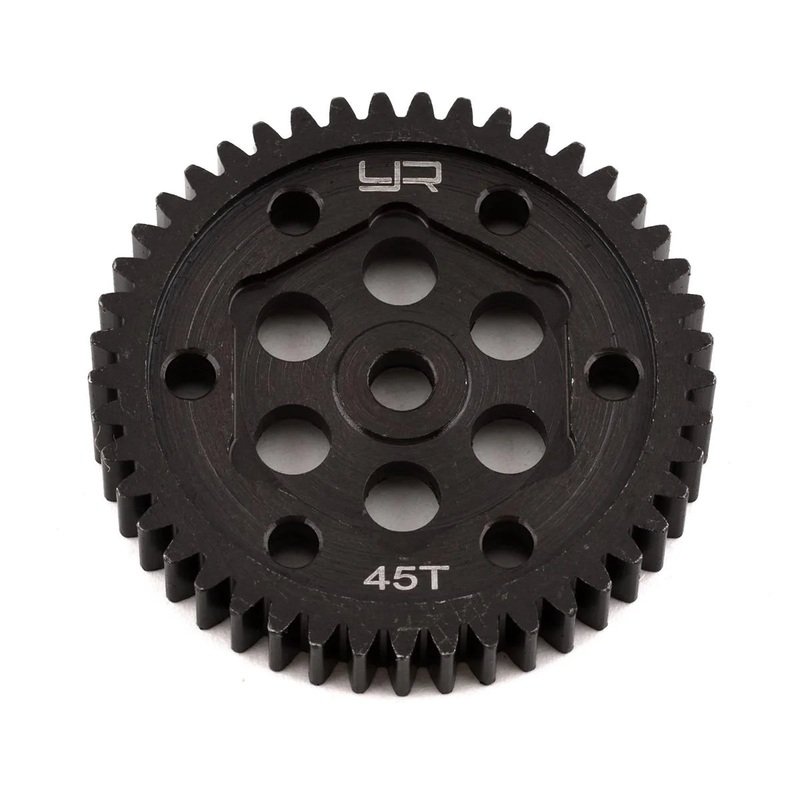 YEAH RACING TRX4-096 32P Hardened Steel Spur Gear for Traxxas TRX-4 (Black) (45T)
