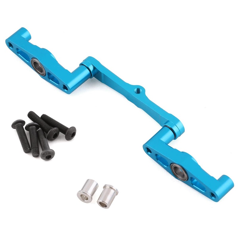 YEAH RACING TT02-042BU Tamiya TT-02/TT-02B Aluminum Steering Rack (Blue)
