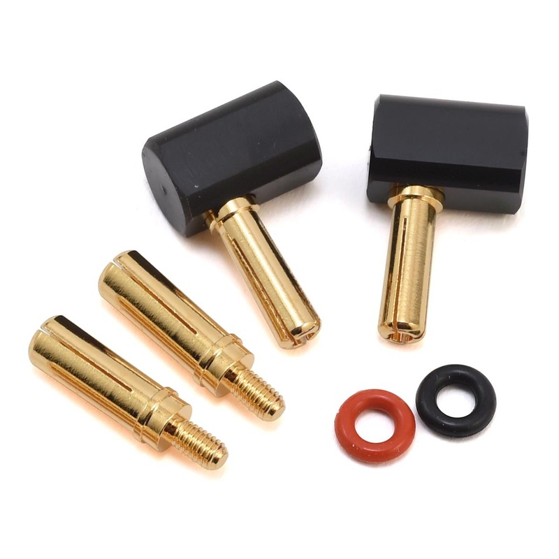 YEAH RACING WPT-0121 4mm & 5mm Bullet Angled Connector Set