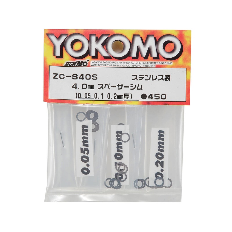YOKOMO ZC-S40SA 4mm Spacer Shim Set