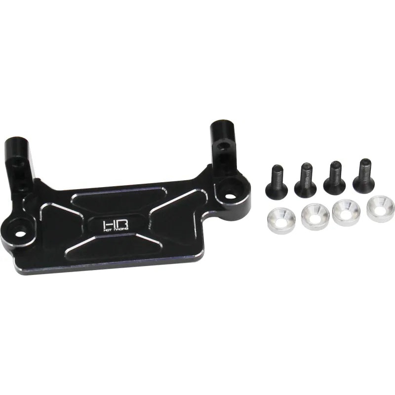 HOT RACING TUDR2401 Black Aluminum Servo Mount UDR