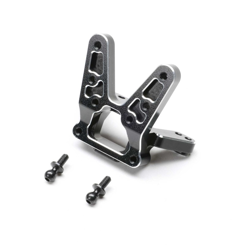 LOSI TLR-1072 Rear Bulkhead, Aluminum, Black: 22S Sprint