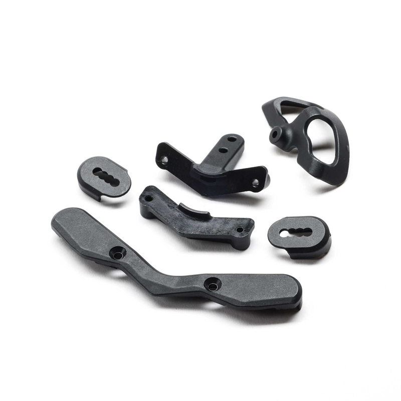 LOSI TLR-1104 Shock Tower Guards, Up Wing Mount, Spur Shield: 22X