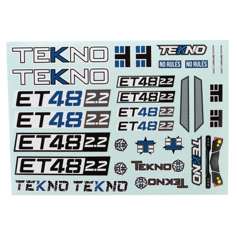 TEKNO TKR9647 Decal Sheet (ET48 2.2)