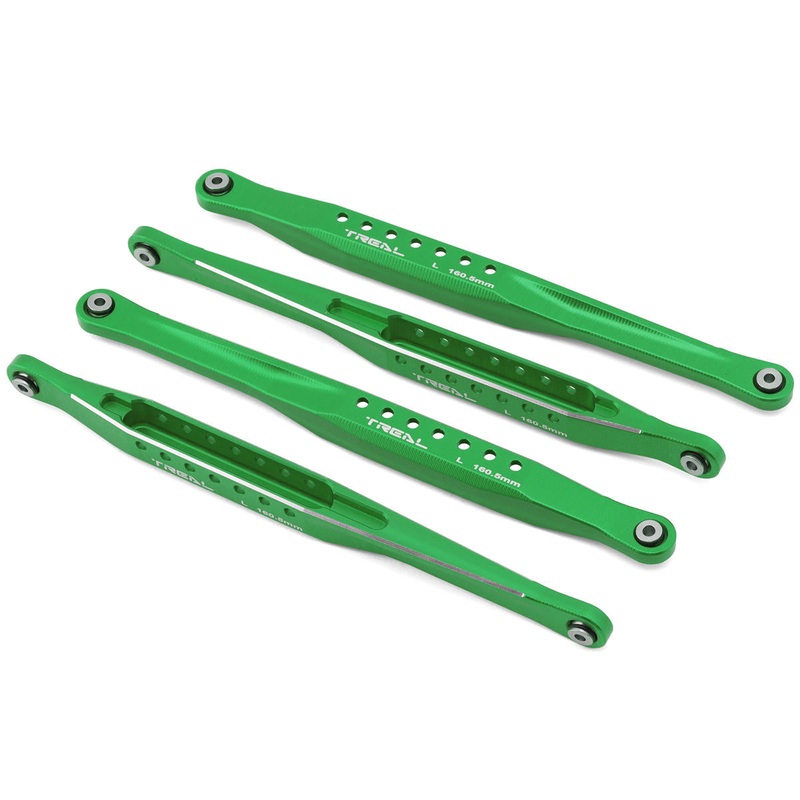 TREAL X003EFHHOB  Losi LMT Aluminum Lower Trailing Arm Link Set (Green) (4) (160.5mm) (Long)