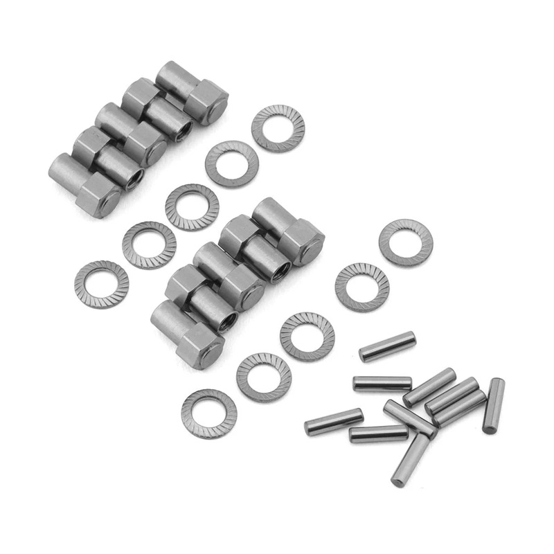 TREAL X003TSIUR1 TLHTTRX-4M-91 TRX-4M Brass Extended Wheel Hub Hexes Hardware Set