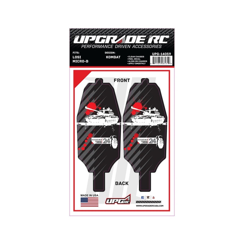 UPGRADE RC UPG-14059 Chassis Protector for Losi Micro-B (Kombat) (2)