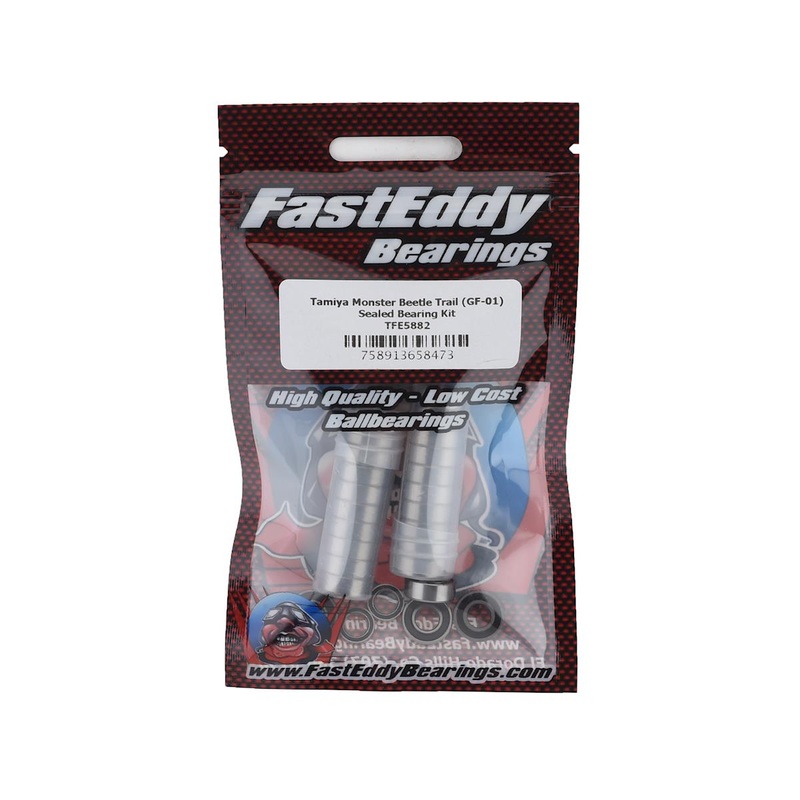 FAST EDDY TFE5882 Tamiya Monster Beetle Trail Sealed Bearing Kit (GF-01)