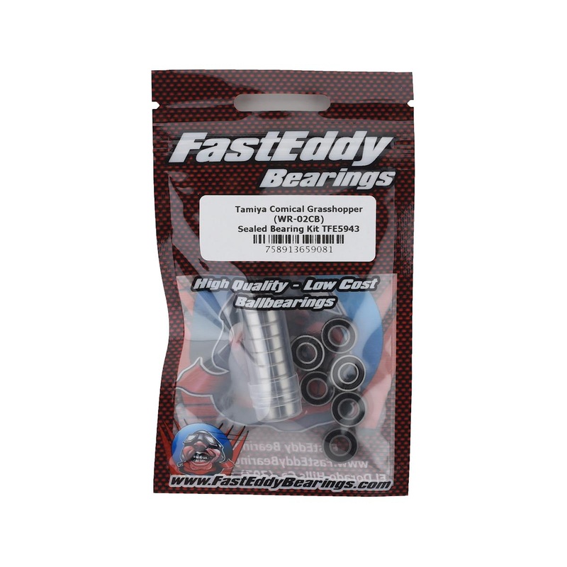 FAST EDDY TFE5943 Tamiya Comical Grasshopper Sealed Bearing Kit (WR-02CB)