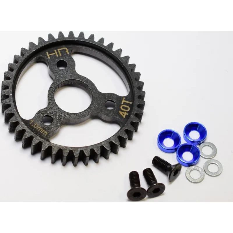 HOT RACING SRVO440 Traxxas MOD1 Steel Spur Gear Blue 40T