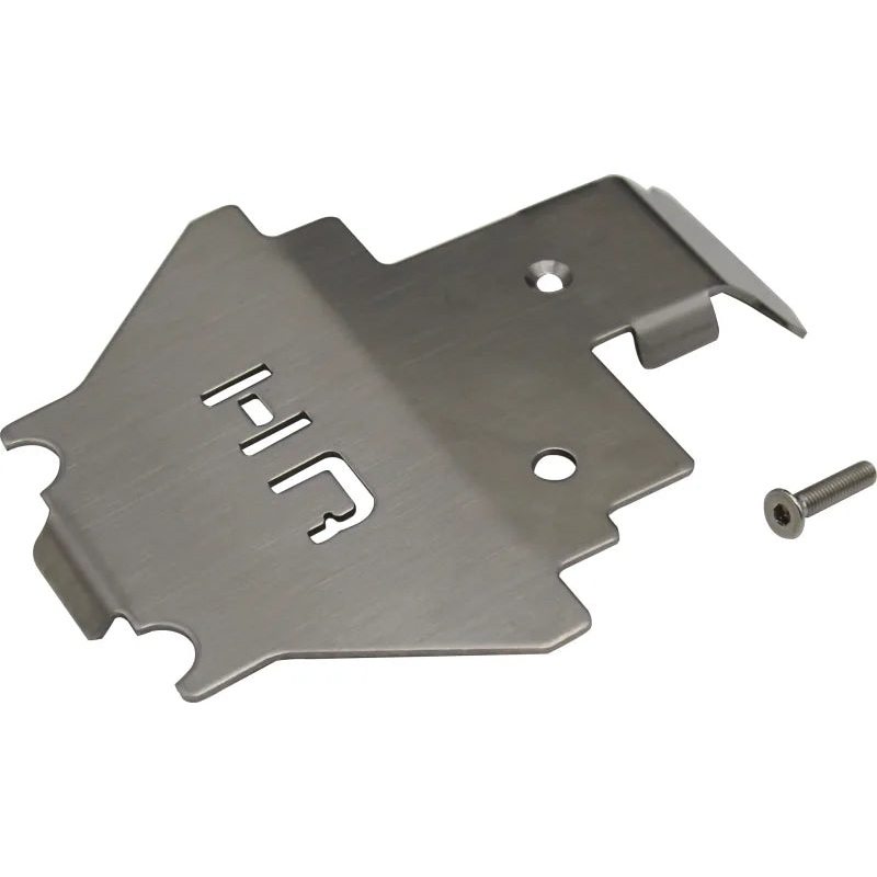 HOT RACING STRXF332C Stainless Armor Skid Plate Center
