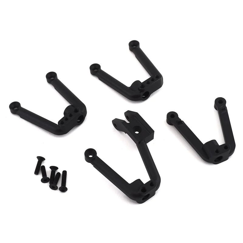 SSD SSD00384 SCX10 II Aluminum Shock Hoop Set Black