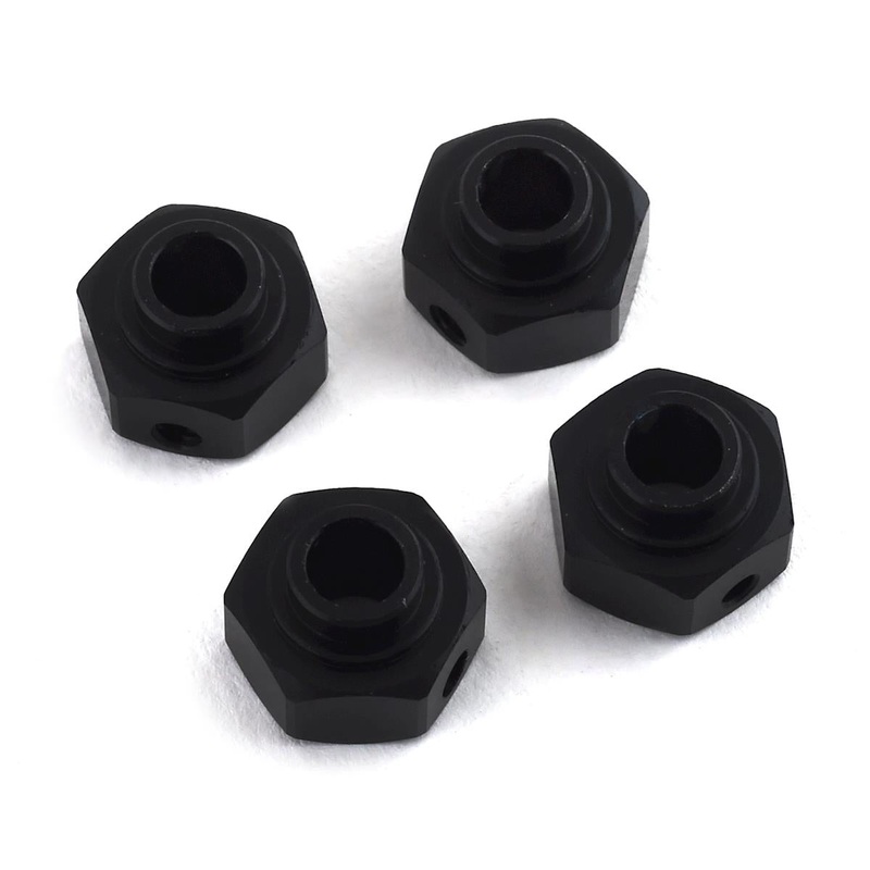 SSD SSD00396 Aluminum 6mm Capra Hex Set (4) (Black)