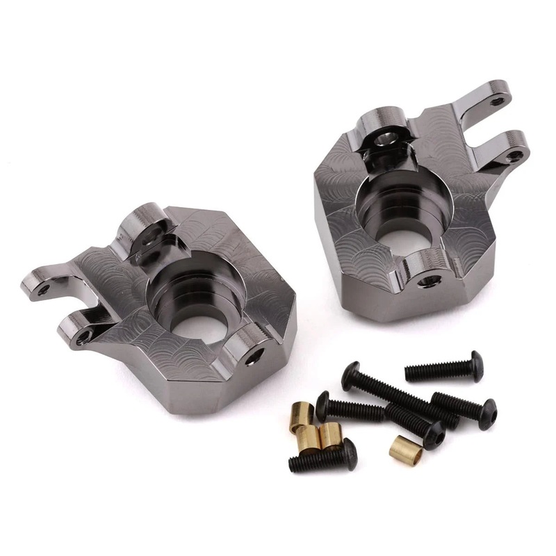 SSD SSD00472 SCX10 Pro & III Straight Axle Heavy Brass Steering Knuckles (2)