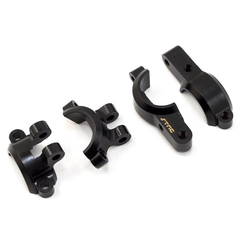 STRC STC42080R ST Racing Concepts HPI Venture Brass Rear Lower Shock/Suspension Link Mount (Black) (4)