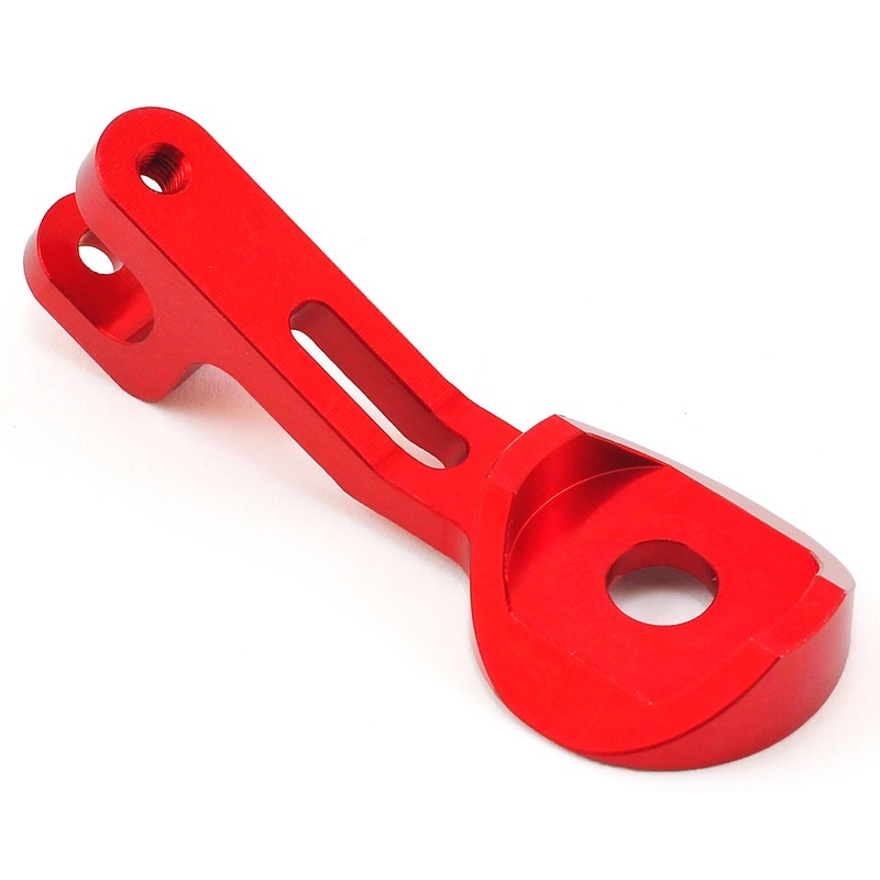 STRC STP6037R ST Racing Concepts Aluminum Single Steering Servo Saver Arm (Red)