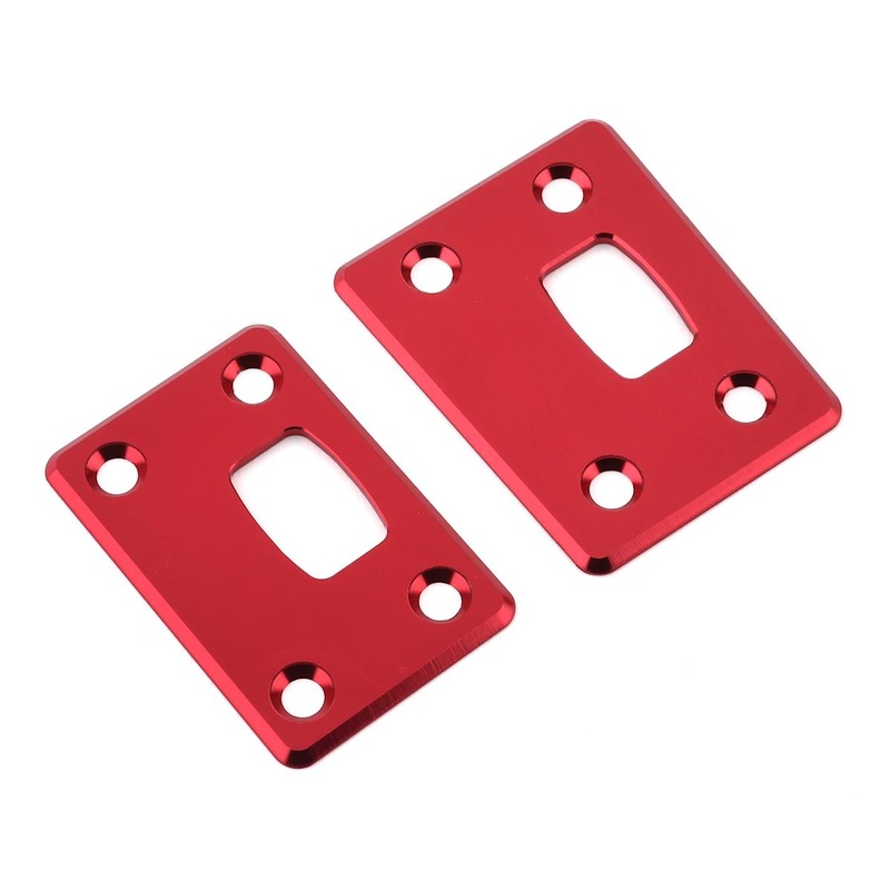 STRC STR320188R ST Racing Concepts Arrma Outcast 6S Aluminum Chassis Protector Plates (Red)