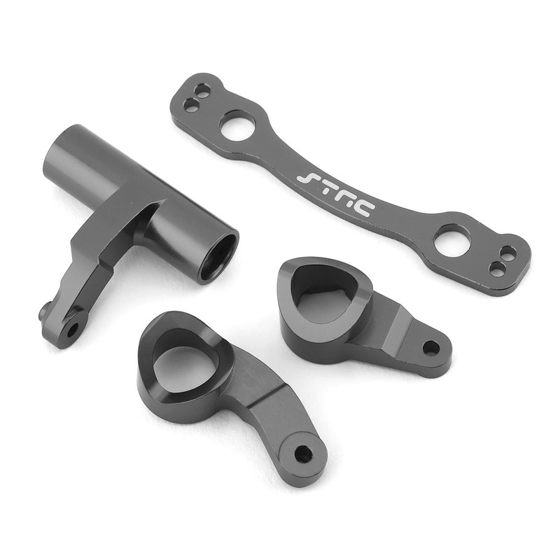 STRC STR340073GM ST Racing Concepts Arrma 6S Aluminum HD Steering Bellcrank Set (Gun Metal)