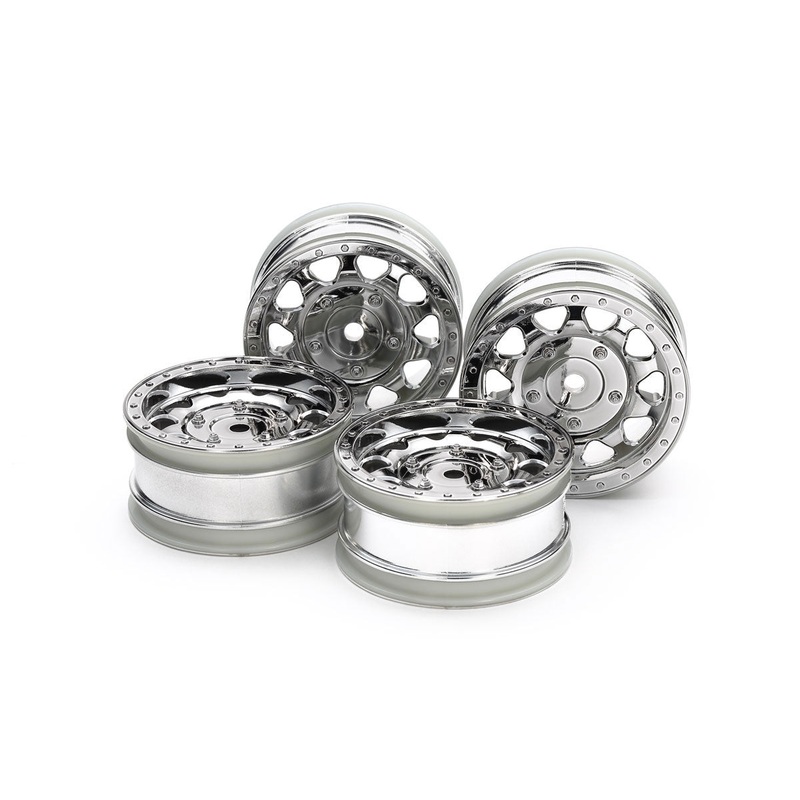 TAMIYA 51715 Buggy Wheels (Plated)