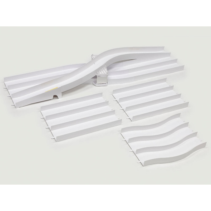 TAMIYA 69579 Japan Cup Junior Circuit Lane Change & Extension Set, White