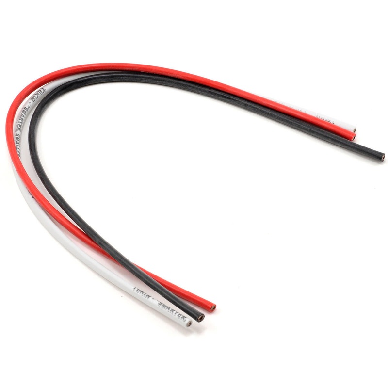 TEKIN TT3011 12awg Silicon Power Wire Pack (Black/Red/White) (12")