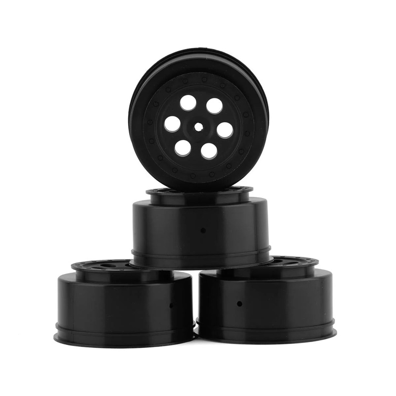 TEKNO TKR2220 TR606 SCT Offset Short Course Wheels (Black) (4) w/12mm Hex