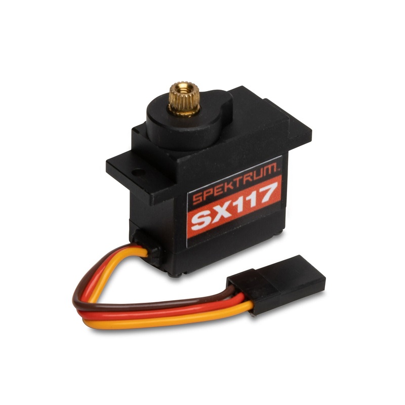 SPEKTRUM SPMSSX117 SX117 Micro Metal Gear / Case Servo