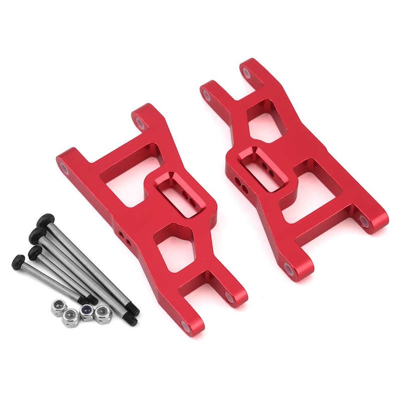STRC ST3631XR Traxxas Slash Aluminum Heavy Duty Front Suspension Arms w/Locknut Hinge Pins (2) (Red)